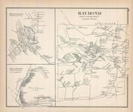 Raymond, Raymond Town, Massabesic, New Hampshire State Atlas 1892 Uncolored